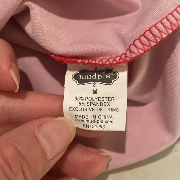 Mud Pie Red and Pink Striped Dress - Picture 6 of 6